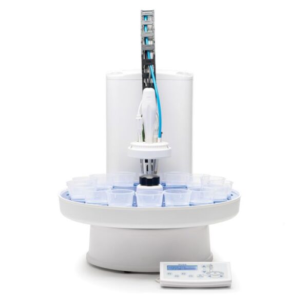 Autosampler para Titulador Potenciométrico – Bandeja de 16 vasos con 3 bombas – HI921-130