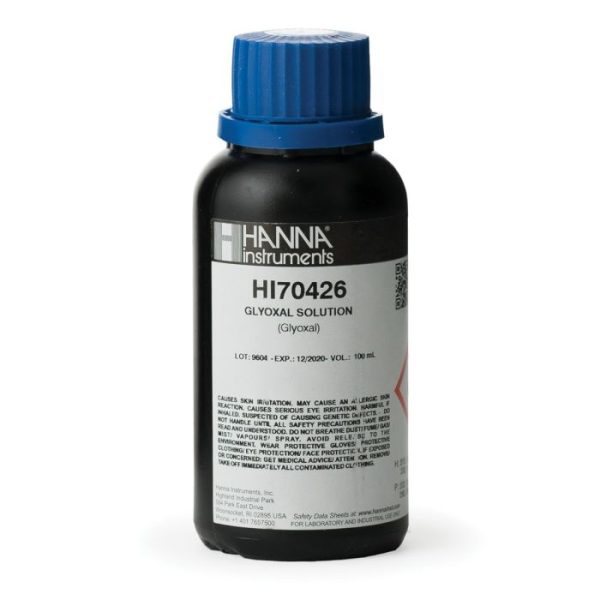Reactivo de Solución de Glioxal al 40%, 100 mL - HI70426