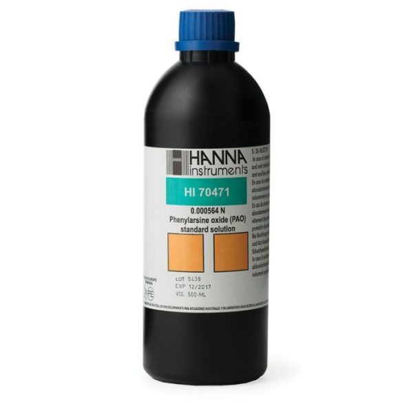 Solución de óxido de Fenilarsina (PAO) (0.000564N), 500 mL - HI70471