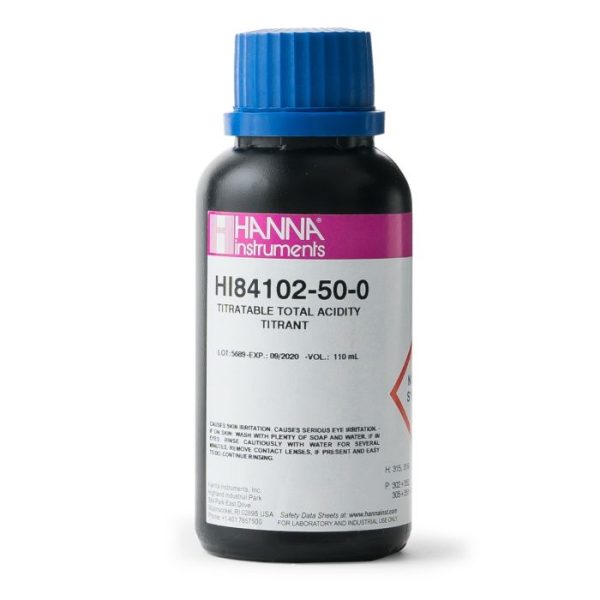 Titulante para Acidez Titulable en Mini Titulador de Vino - HI84102-50