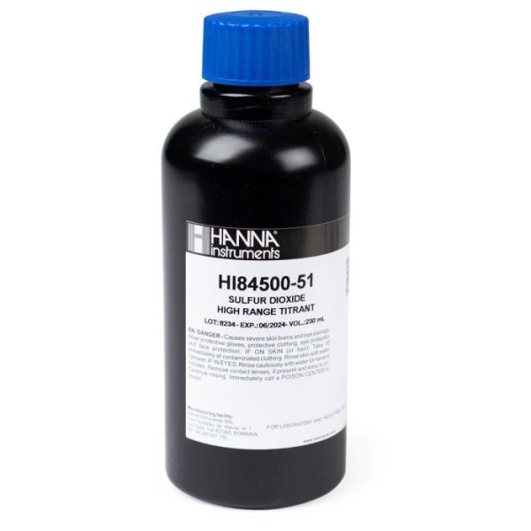 Titulante de Rango Alto para Mini Titulador de Dióxido de Sulfuro - HI84500-51