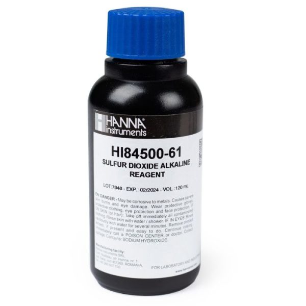 Reactivo Alcalino para Dióxido de Azufre Total - HI84500-61